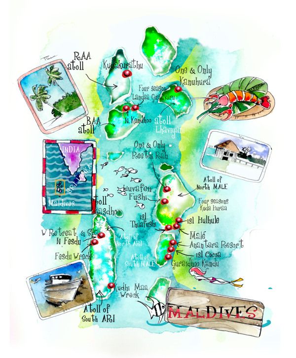 map of maldives
